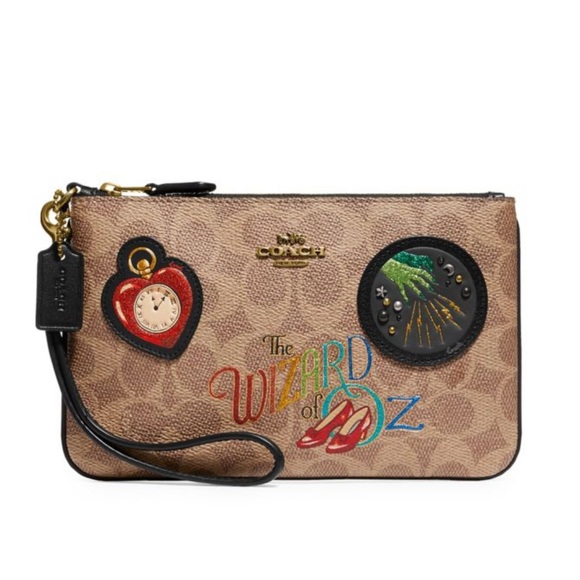 Coach Handbags - New Coach Wizard of Oz Signature Canvas Wristlet